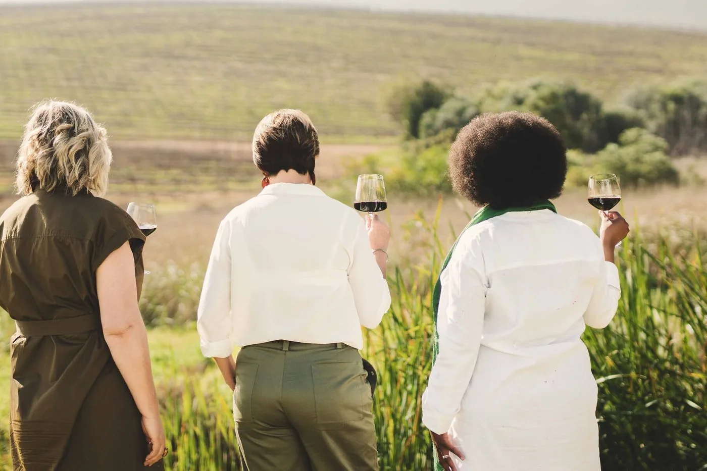 Rykie, Liezel and Norma of OpsHQ in the Winelands